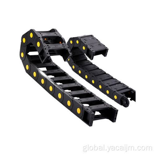 China Plastic Drag Chain Width 35x50, 60, 35x75, 100, 125, 150, 175, 200, 250 Machinery Engineering Chain Cable Carrier Factory